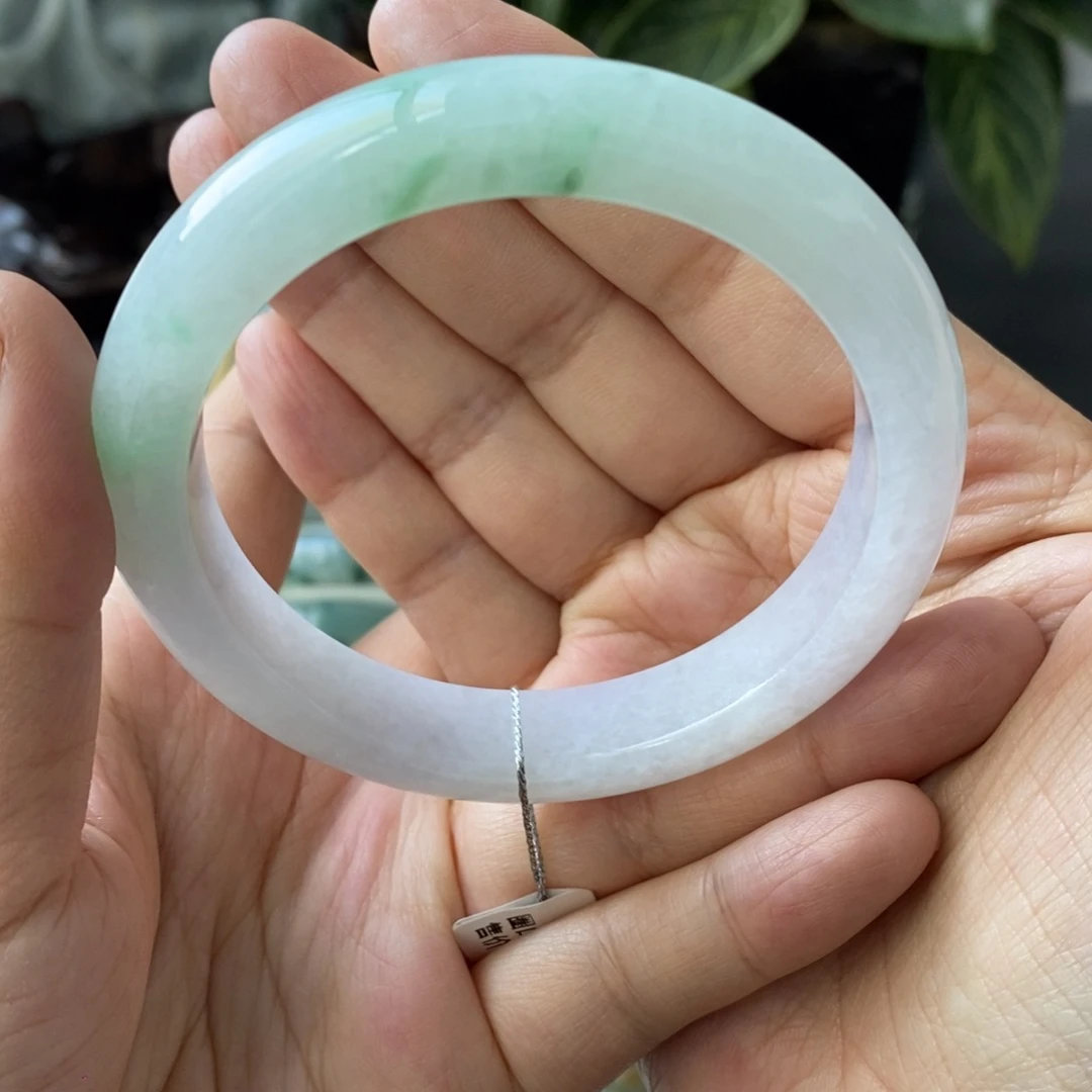 翡翠未镶嵌手镯天然