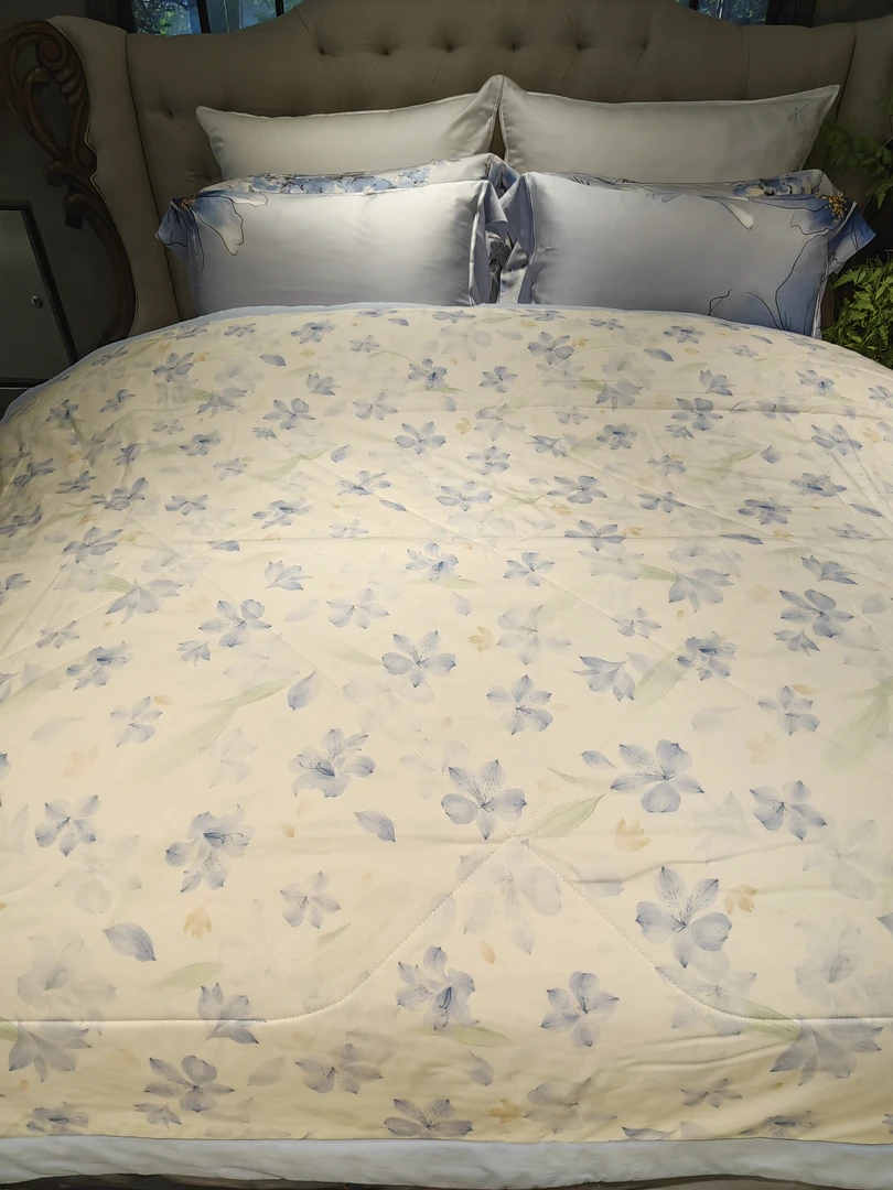 【花戒指】小调调！特色纯棉小细布！可水洗棉花被-凯西