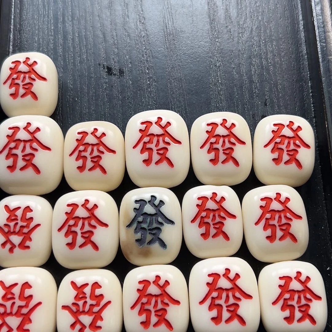 手串菩提根/象牙果微瑕发财本10颗有裂