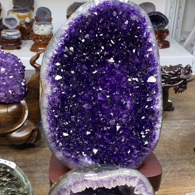 【闪购商品】未镶嵌大型摆件（非配饰）紫晶
