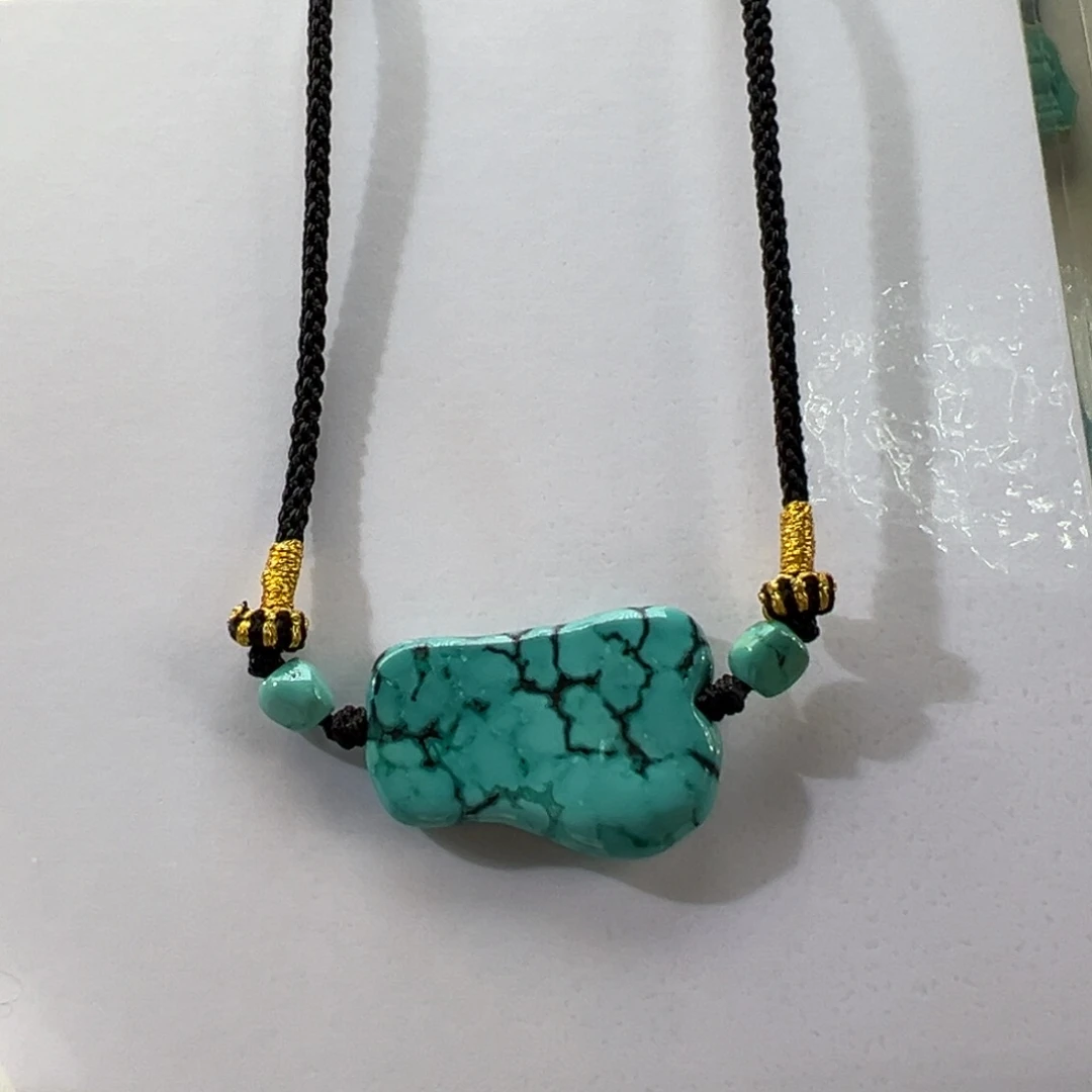 绿松石未镶嵌挂件