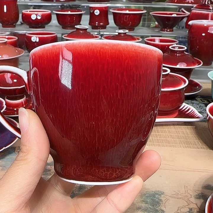 日*明景德镇陶瓷红马坊杯