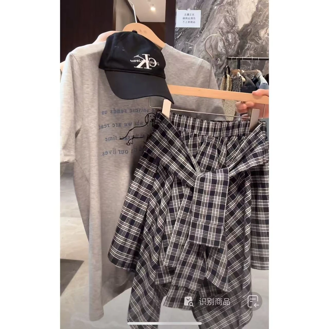 徐秋阳  散文诗集 春季新款百搭时尚休闲显瘦显白短裙12687