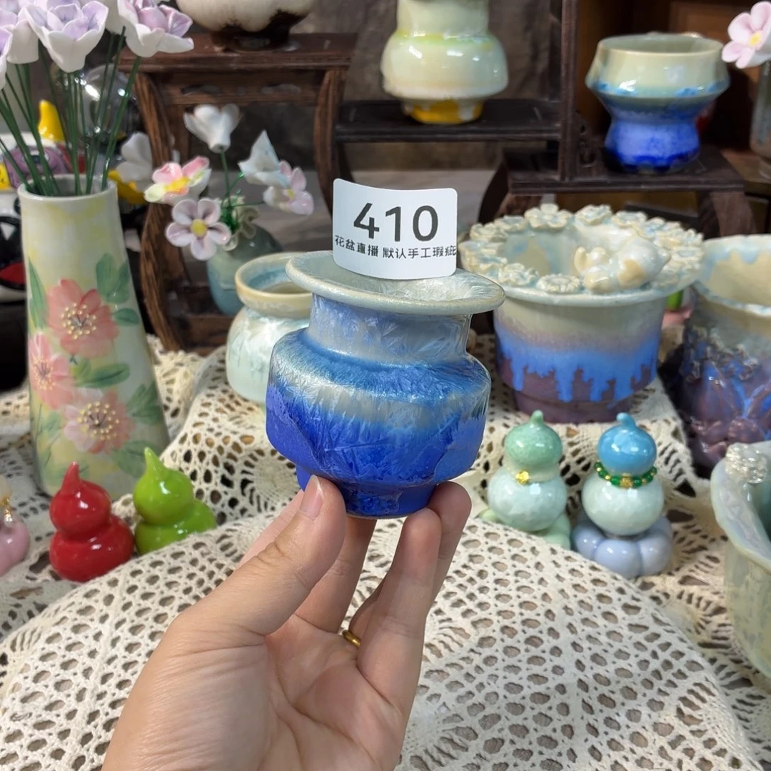 景德镇手工陶瓷花盆