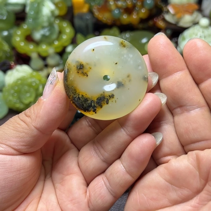 未镶嵌蛇纹石玉手链