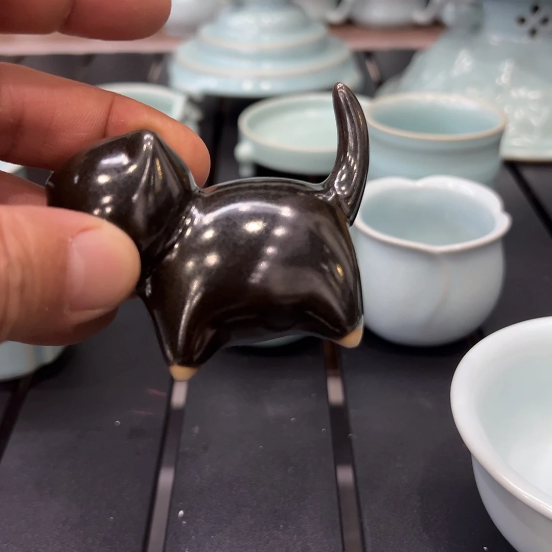 知***1瓷片黑色小猫咪哈哈哈