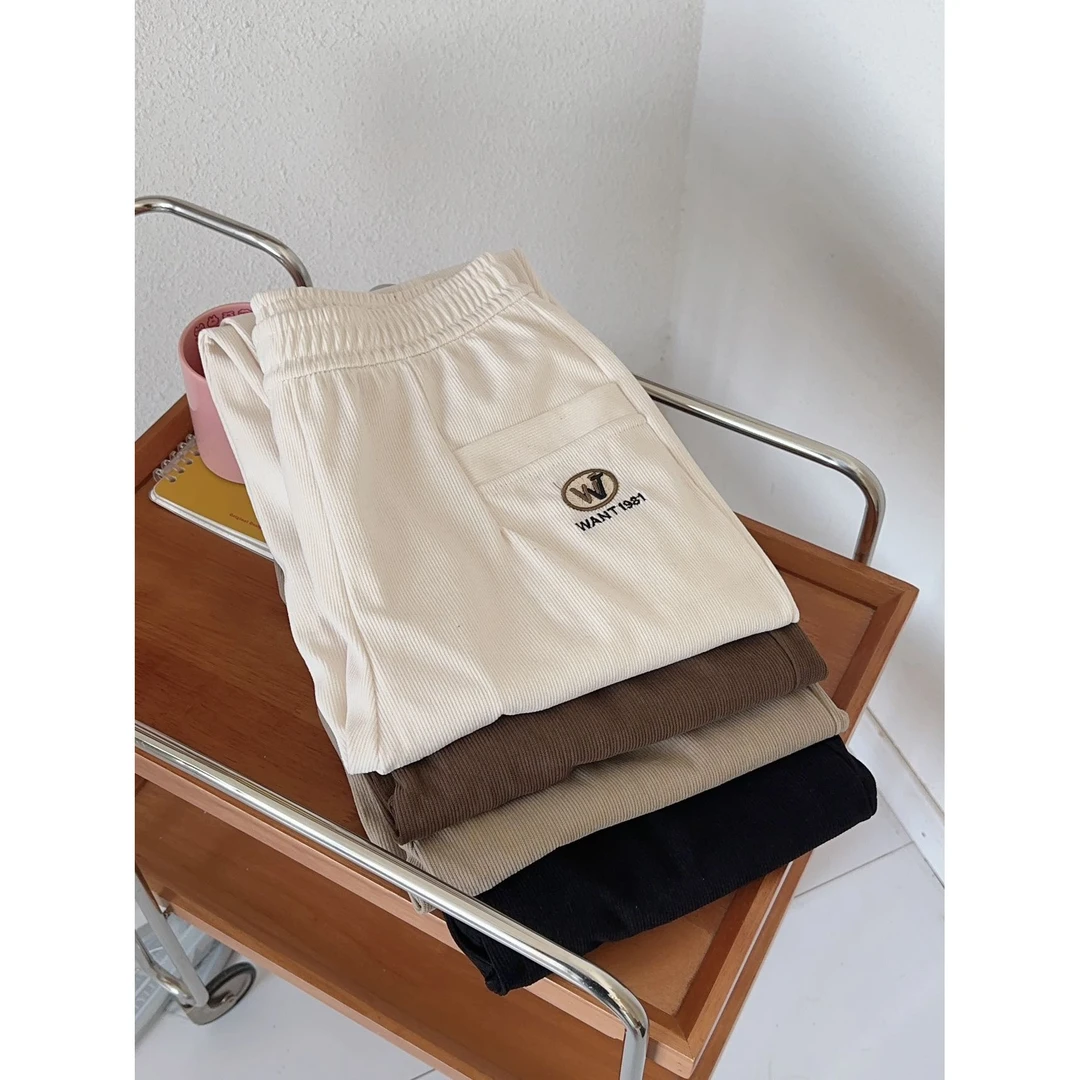 【春秋新款！】时尚休闲W刺绣韩版哈伦裤！百搭舒适透气！T936