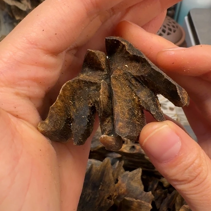 沉香碎屑沉香海南莺歌绿棋楠龙骨块料15克