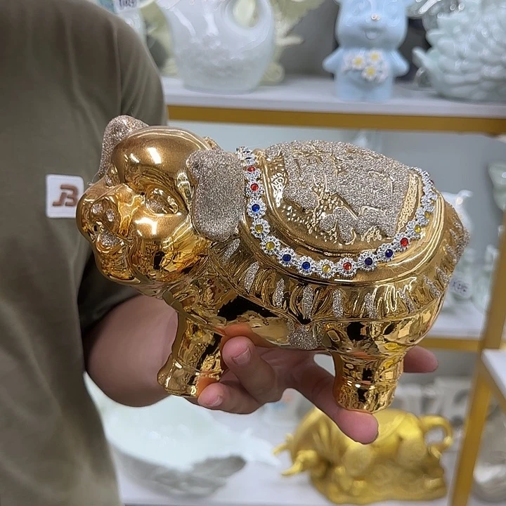 摆件微瑕陶瓷介意慎拍