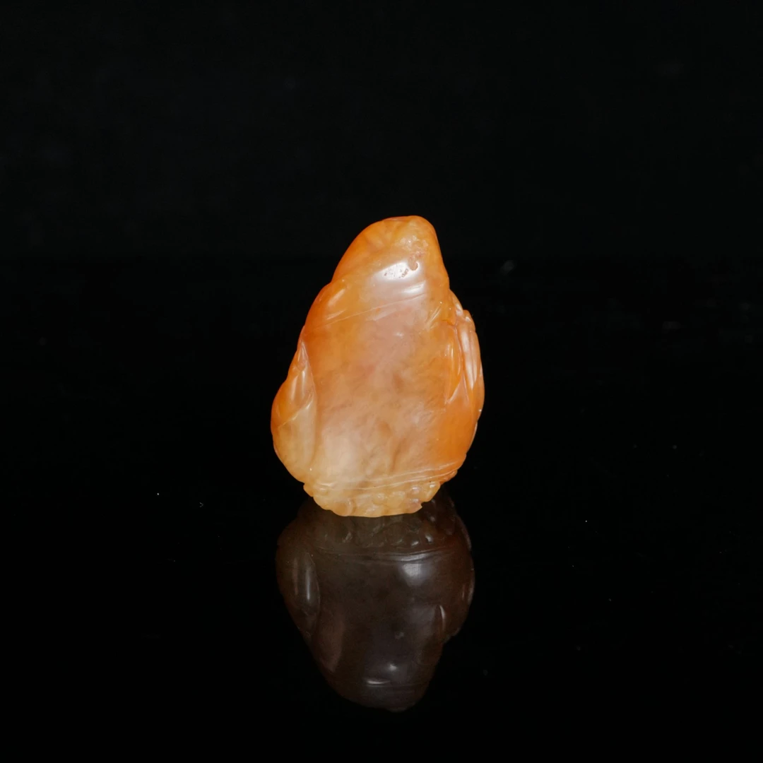 DY-B9090 寿山石 田黄 竹报平安摆件 30*20*40mm36.27g