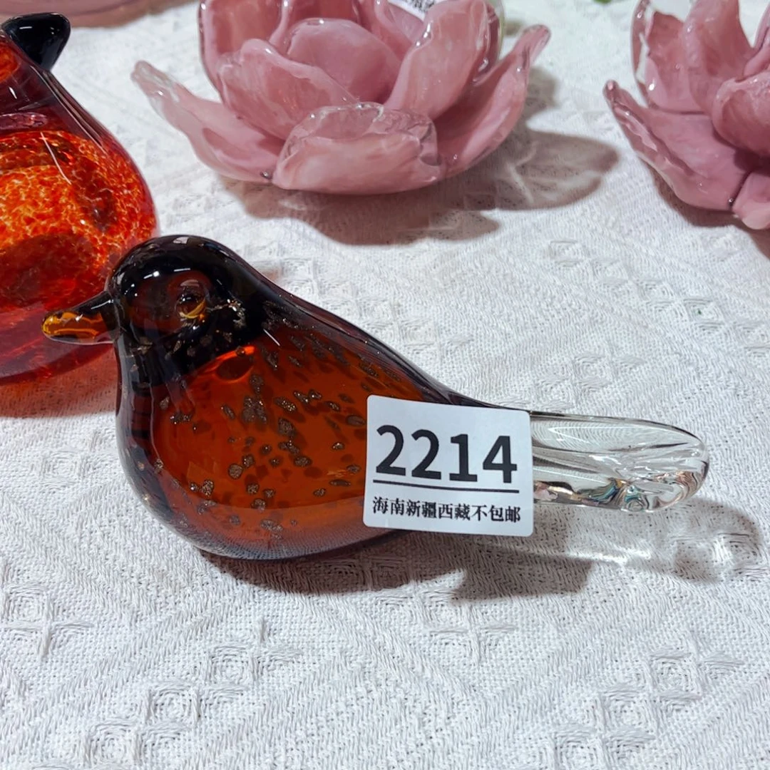 琉璃2214有手工痕迹 花瓶摆件