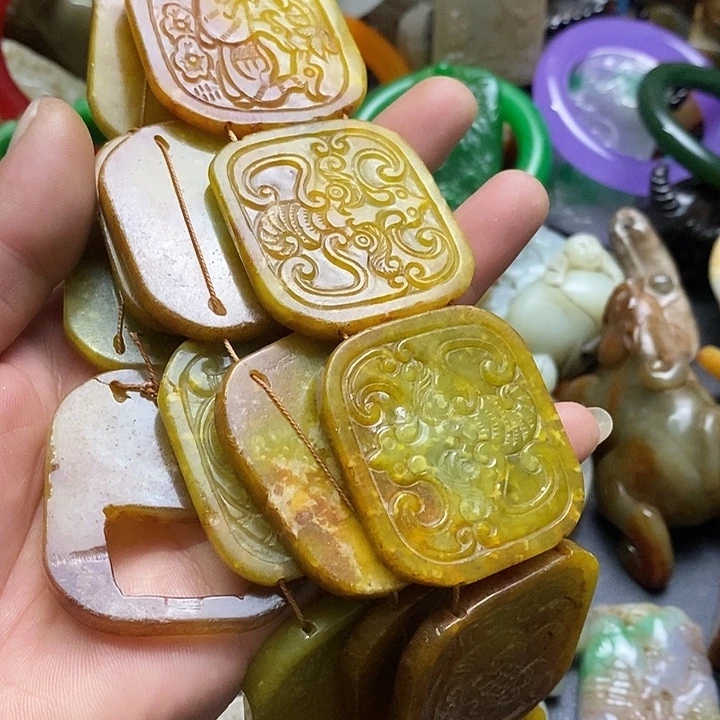 白玉菩提吊坠挂件