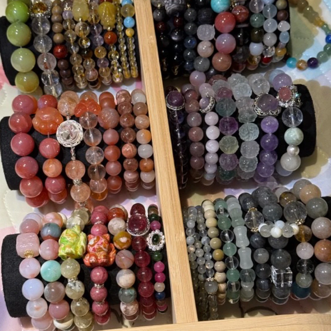 成品水晶手串diy