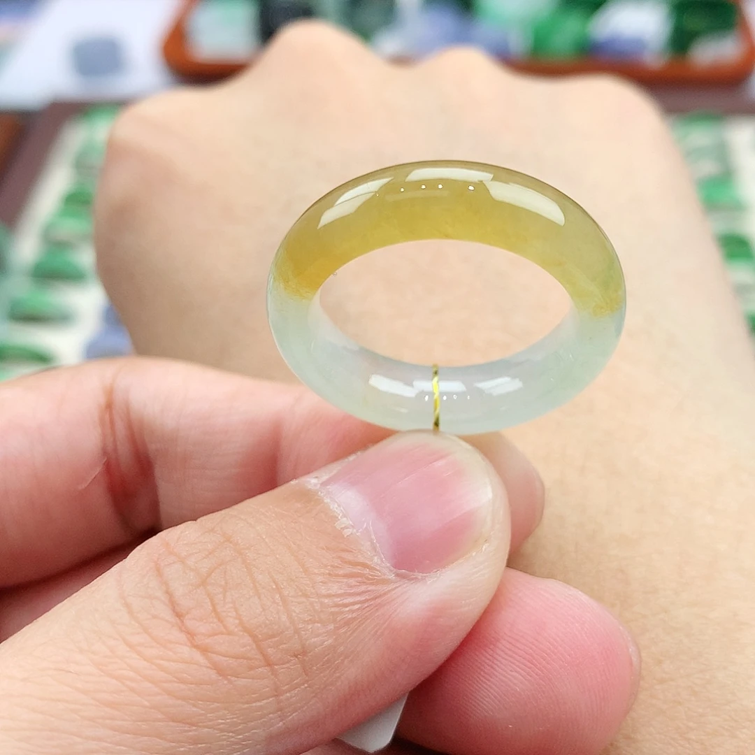 未镶嵌戒指翡翠19-20号