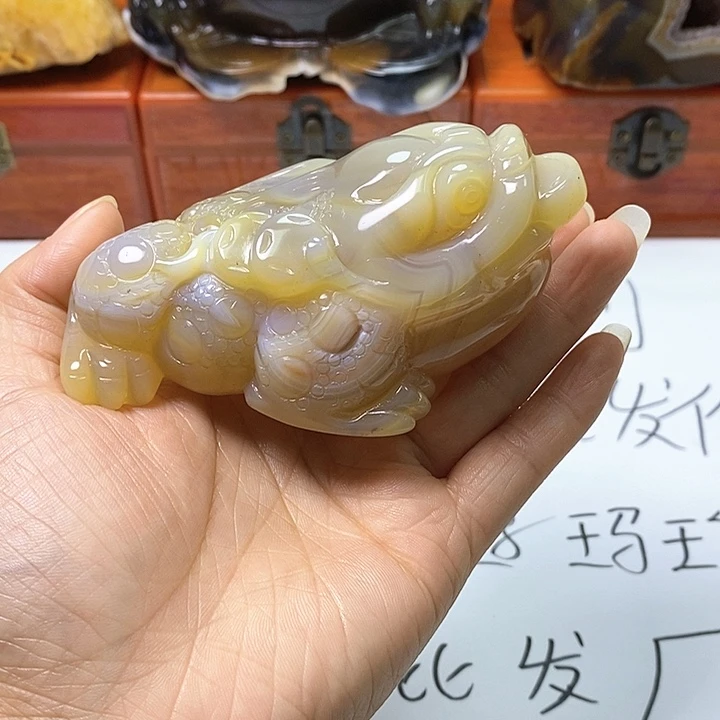 玛瑙/玉髓手把未镶嵌戈**王