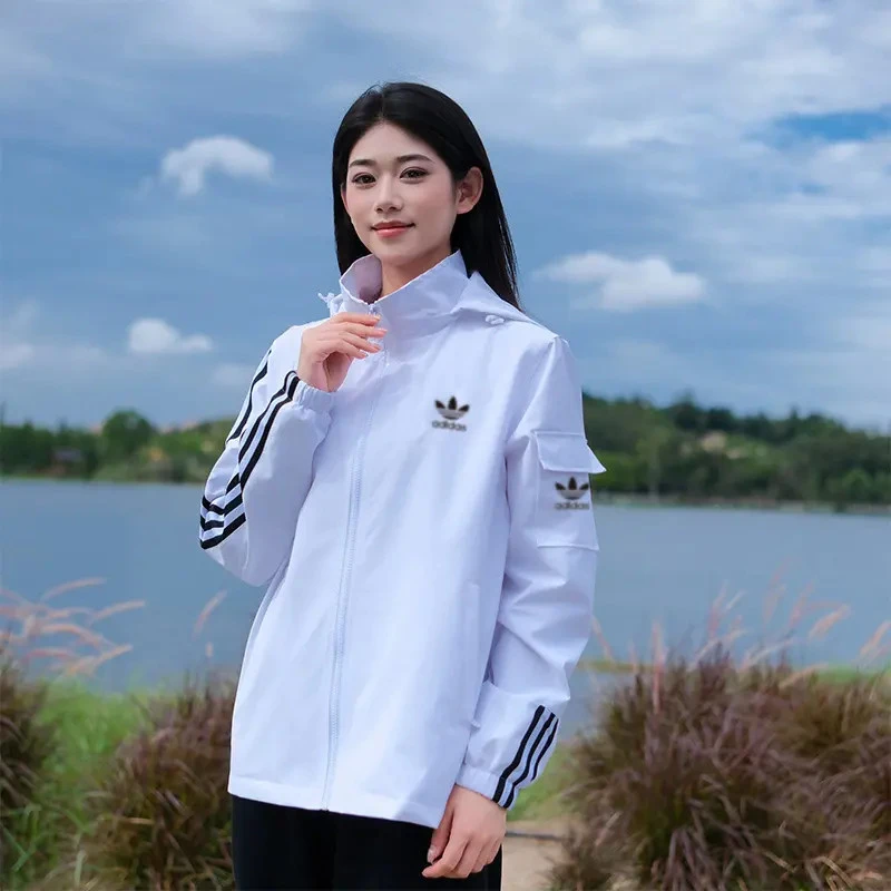 【播间同款】秋冬季新款刺绣连帽运动工装帽子可拆卸冲锋衣情侣外套