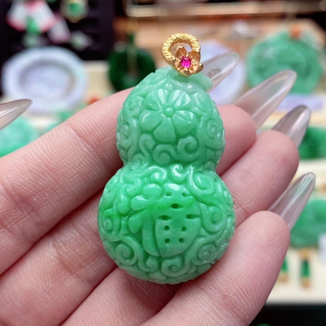 颈饰未镶嵌翡翠翡翠吊坠