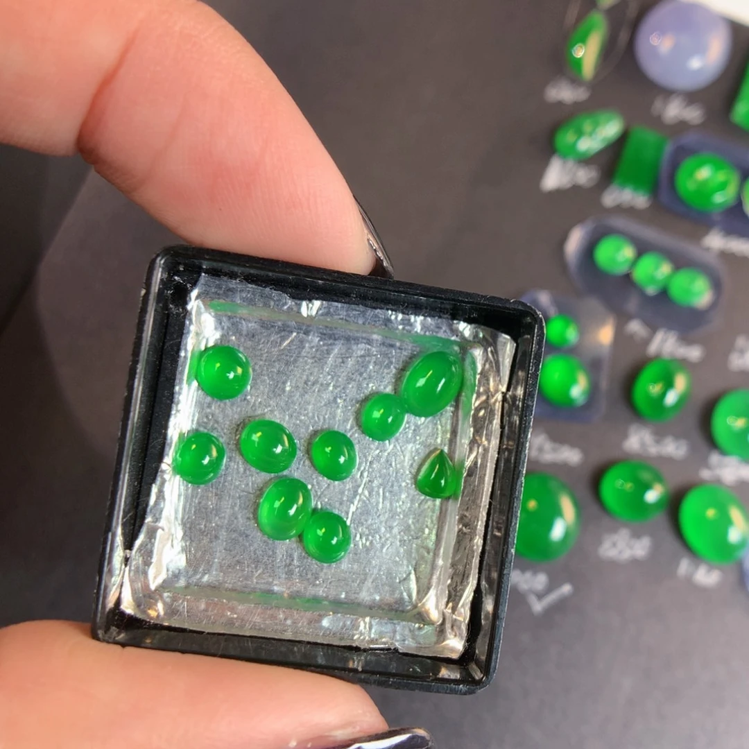 翡翠散珠翡翠5.78-4.34-2.44