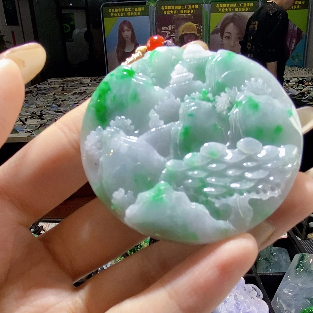 颈饰未镶嵌翡翠翡翠