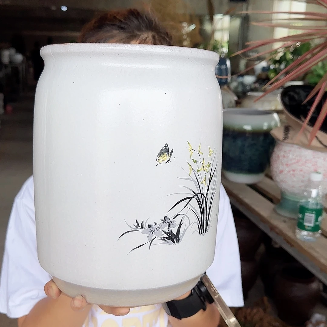 紫砂花盆王嫂花盆0925-119高28口20
