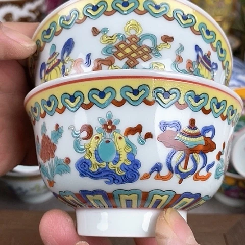 景德镇陶瓷藏式茶碗