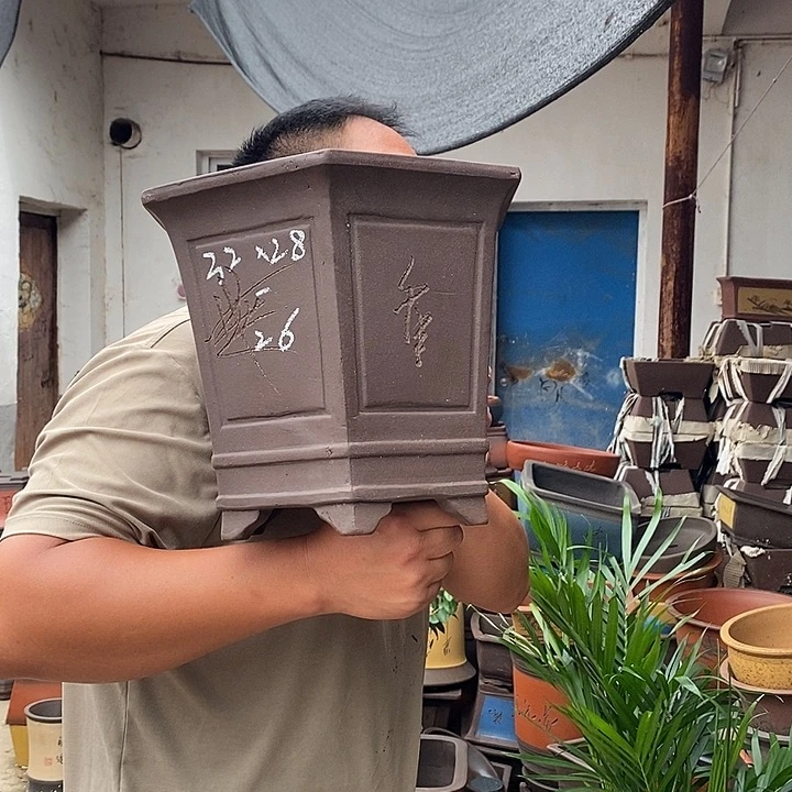 紫砂花盆紫砂花盆