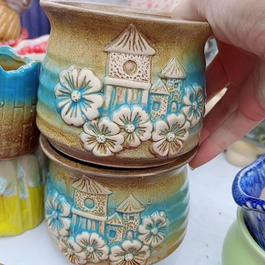 多肉绿植陶瓷花盆