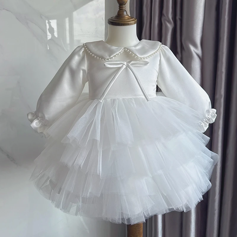 演出服女童公主裙春秋连衣裙蛋糕裙宝宝裙子女