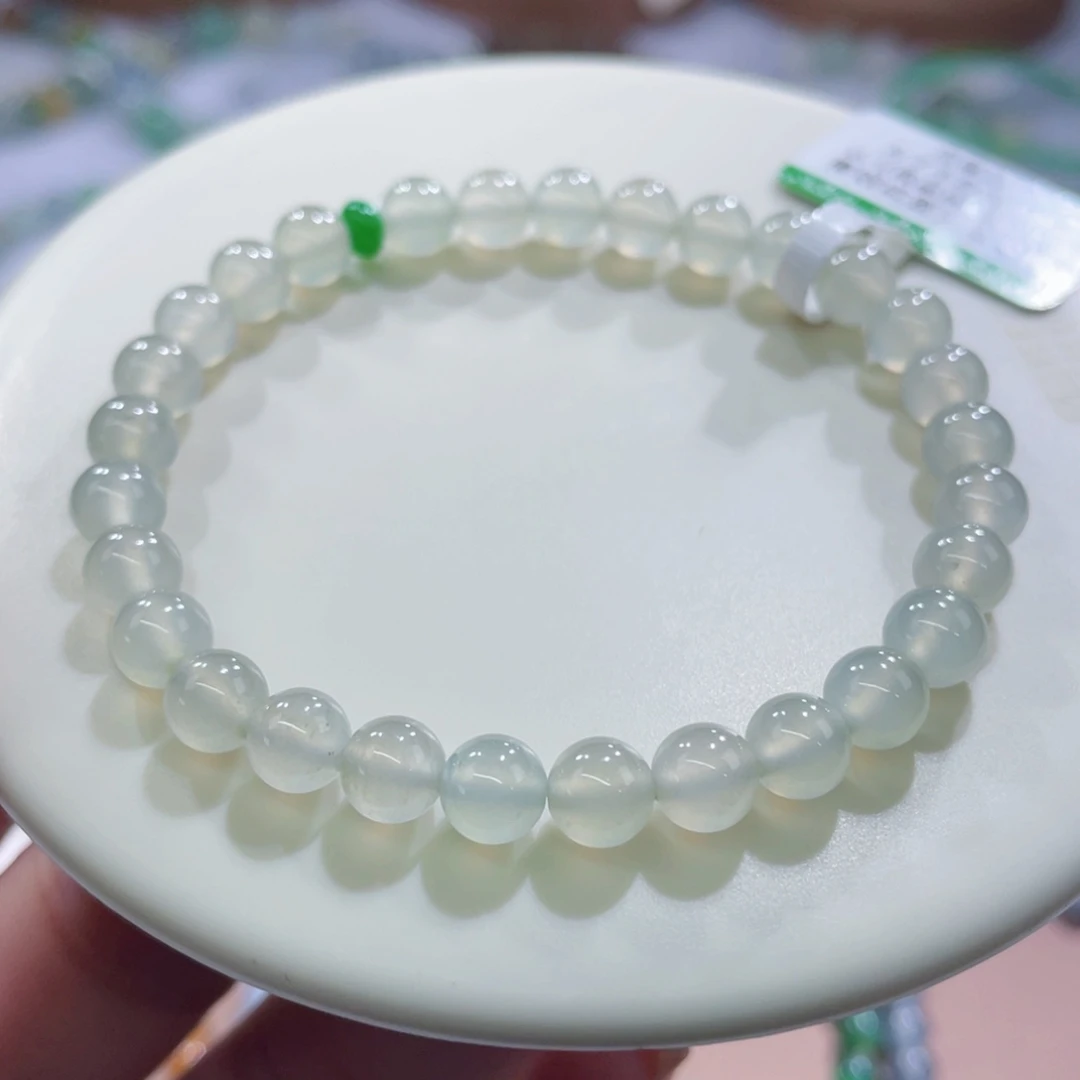 未镶嵌手链翡翠清货亏出，卡6