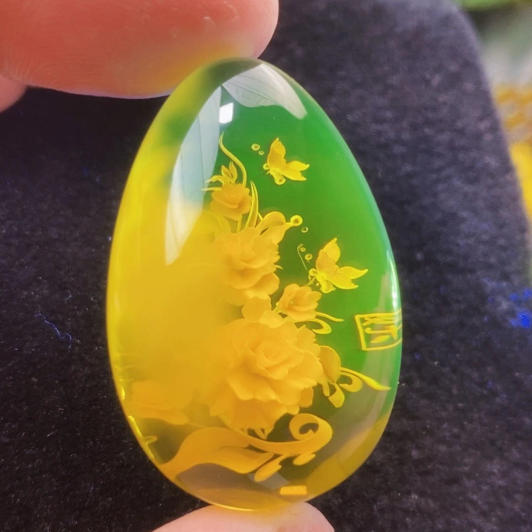 【闪购商品】金珀吊坠(不含链)未镶嵌