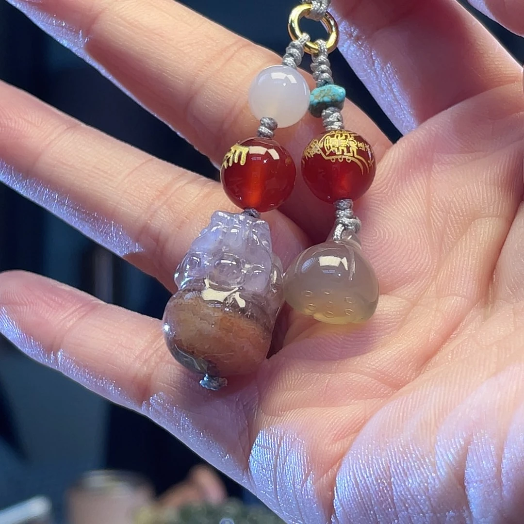 风***筝未镶嵌手链水晶手机链