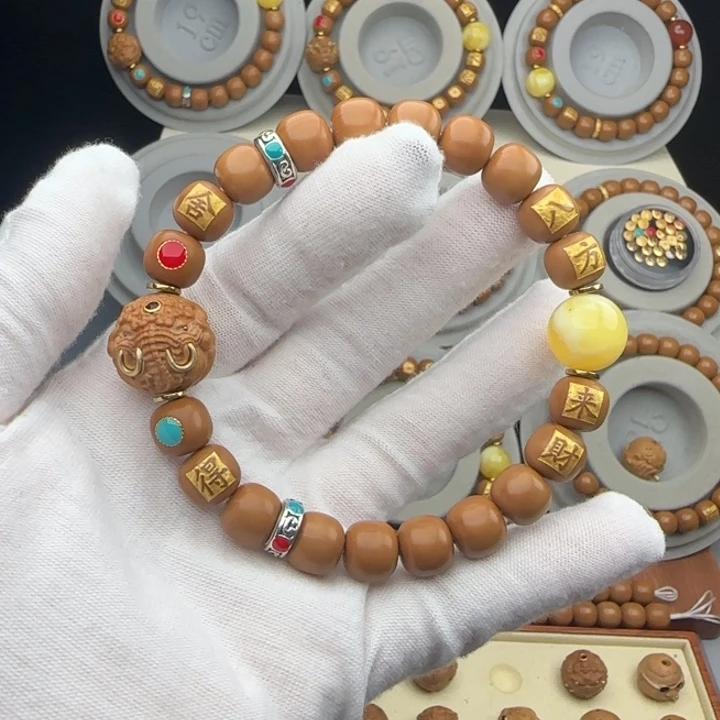 小***碩猴头核桃吊坠全品老型猴头手串私人订制