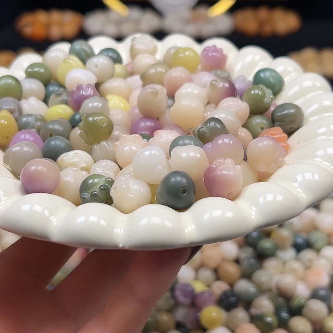 手串菩提根/象牙果多宝猫爪40颗
