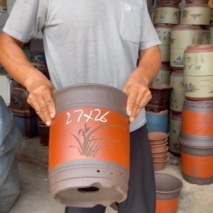 紫砂花盆盆栽花卉苗木种植