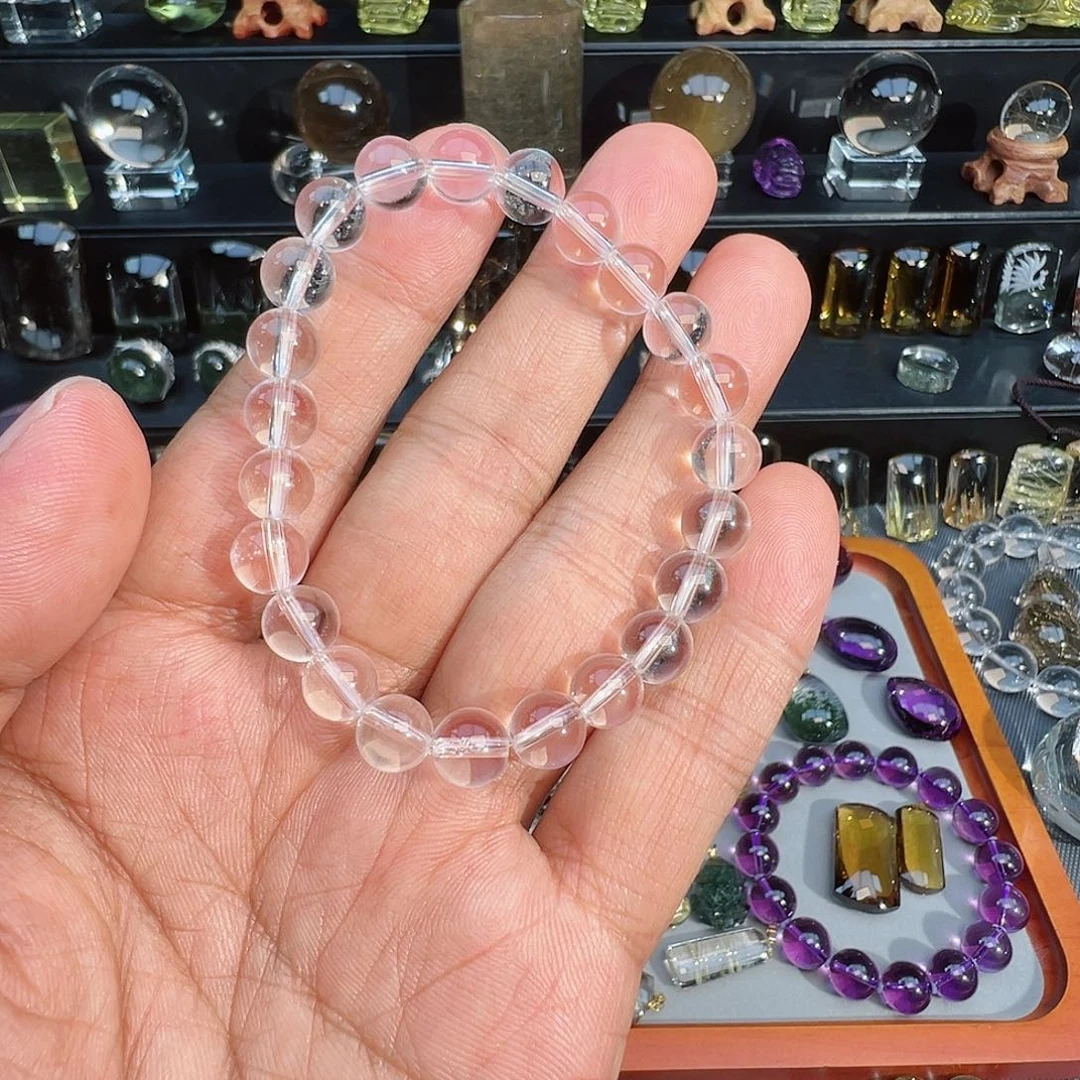 项圈未镶嵌水晶天然水晶手链