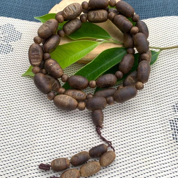 沉香棋楠乌身圆叶老料30克九九沉留疤多圈多样性发一条