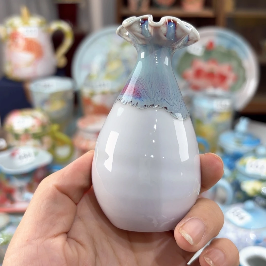 景德镇手绘高温釉下彩陶瓷茶具