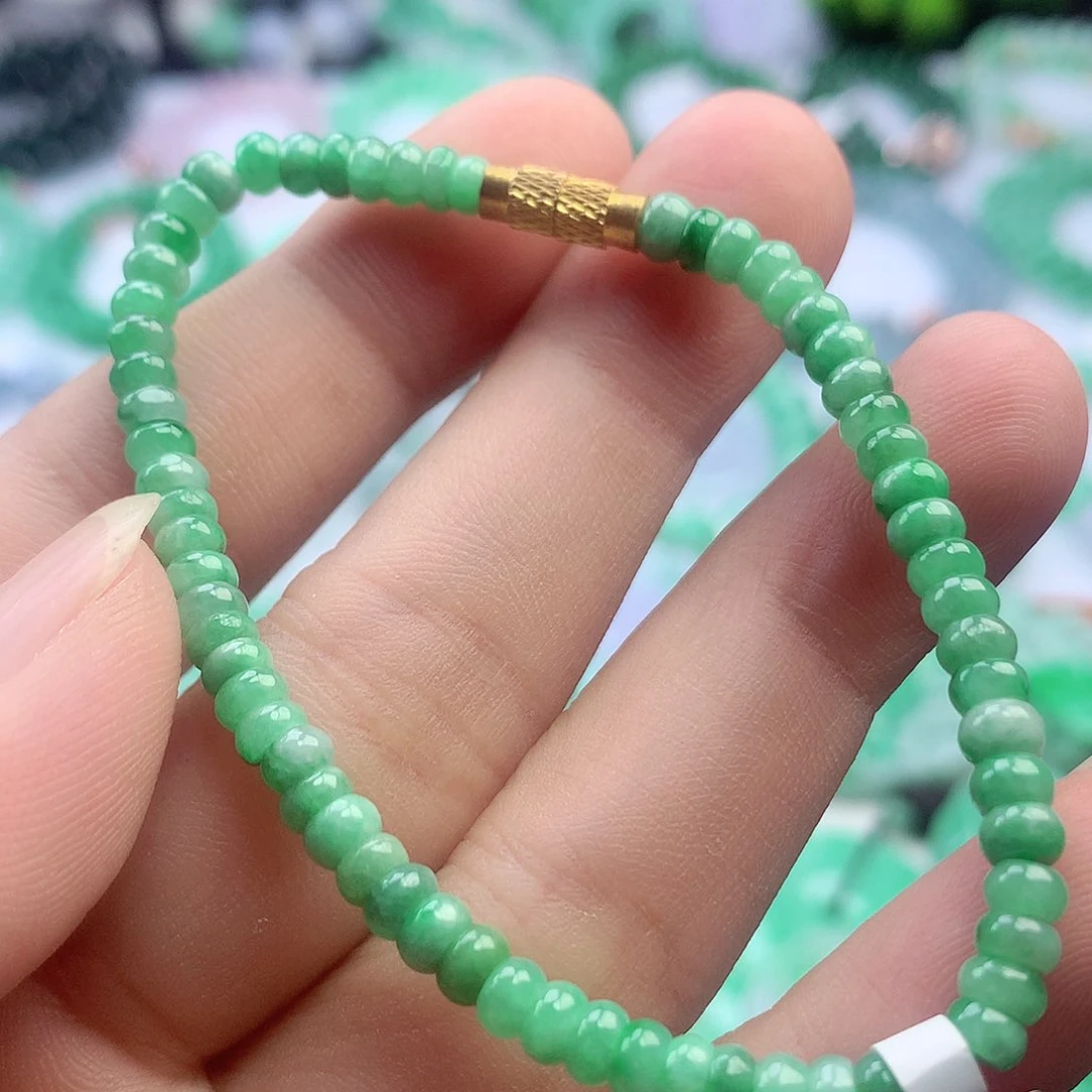未镶嵌手链翡翠手串