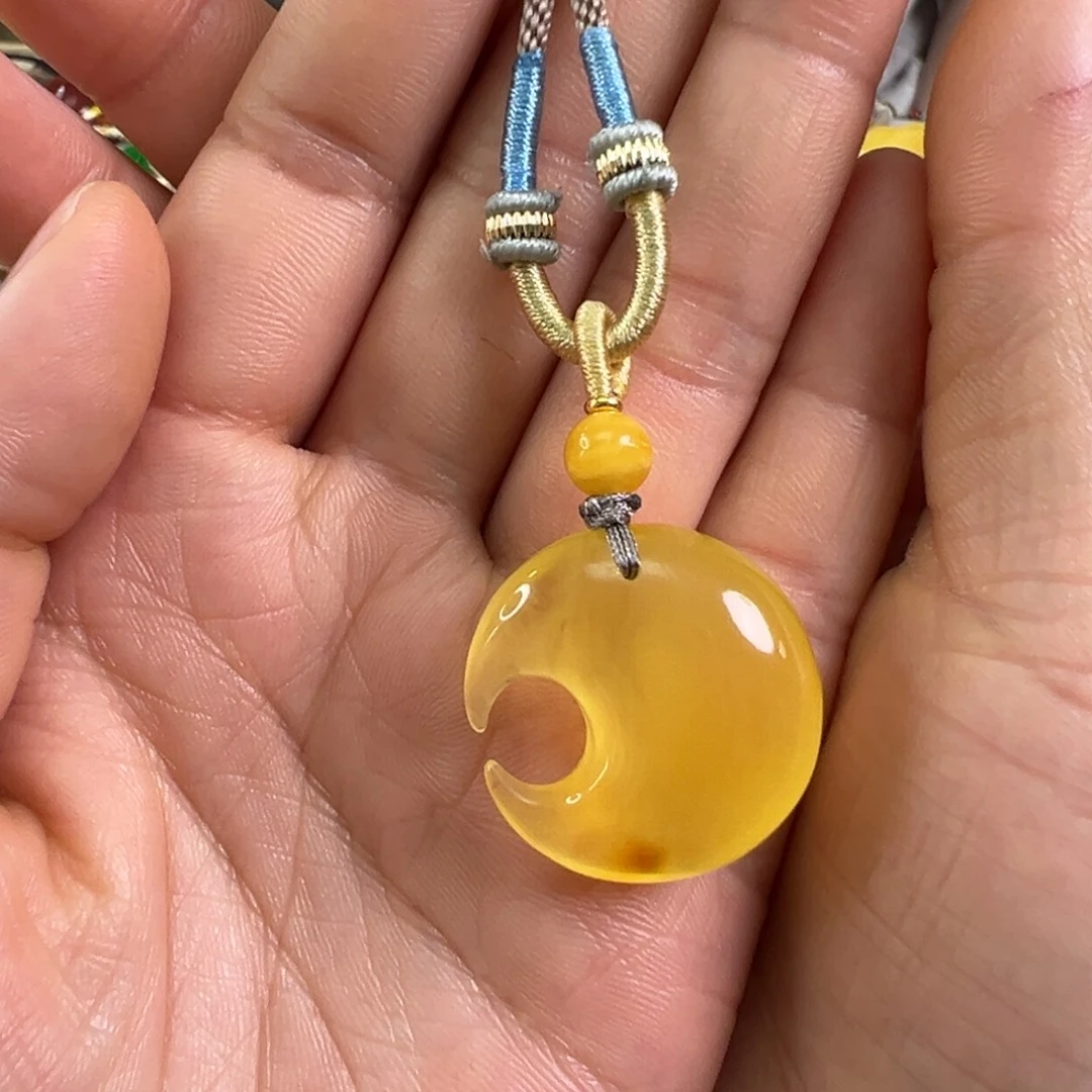 蜜蜡裸石未镶嵌蜜蜡