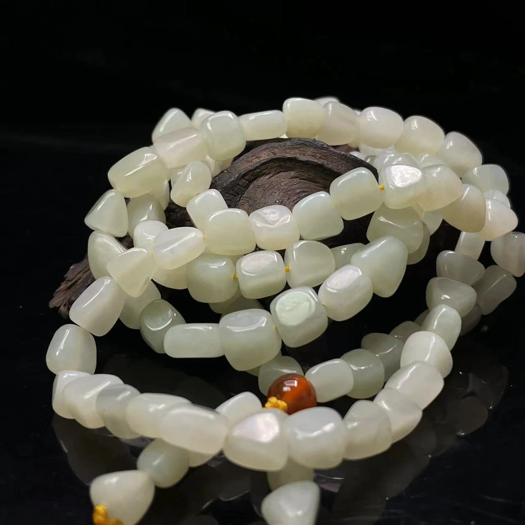 A554 和田玉手串 QQ731006