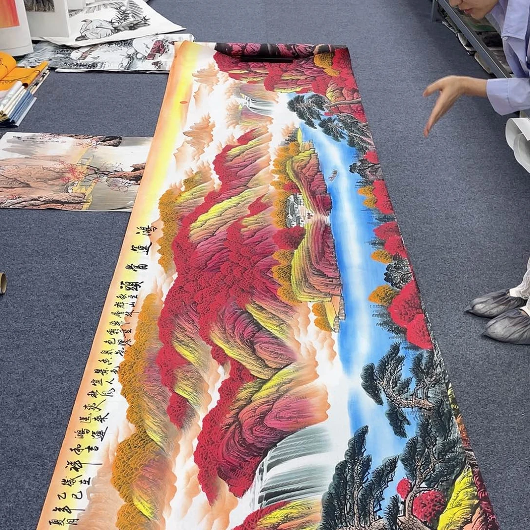 国画作品小姐姐放漏…