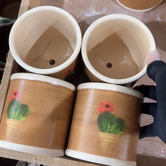 陶瓷外贸尾货多肉绿植陶瓷花盆