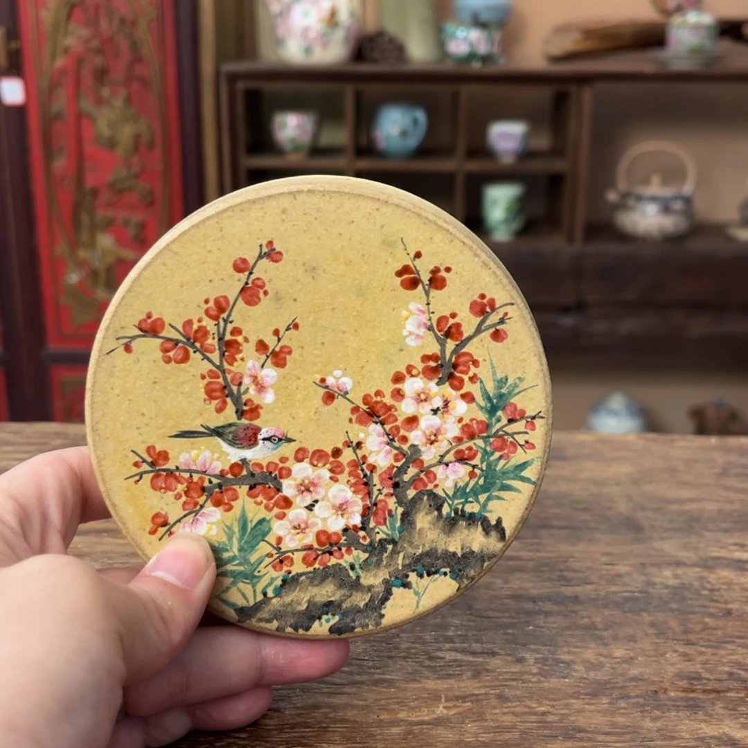 柴烧手工手绘陶瓷