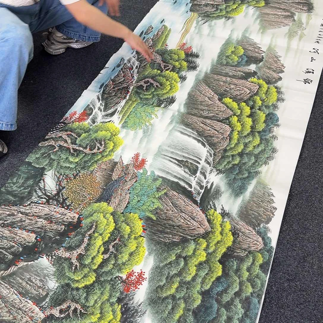 纯手绘国画作品作品