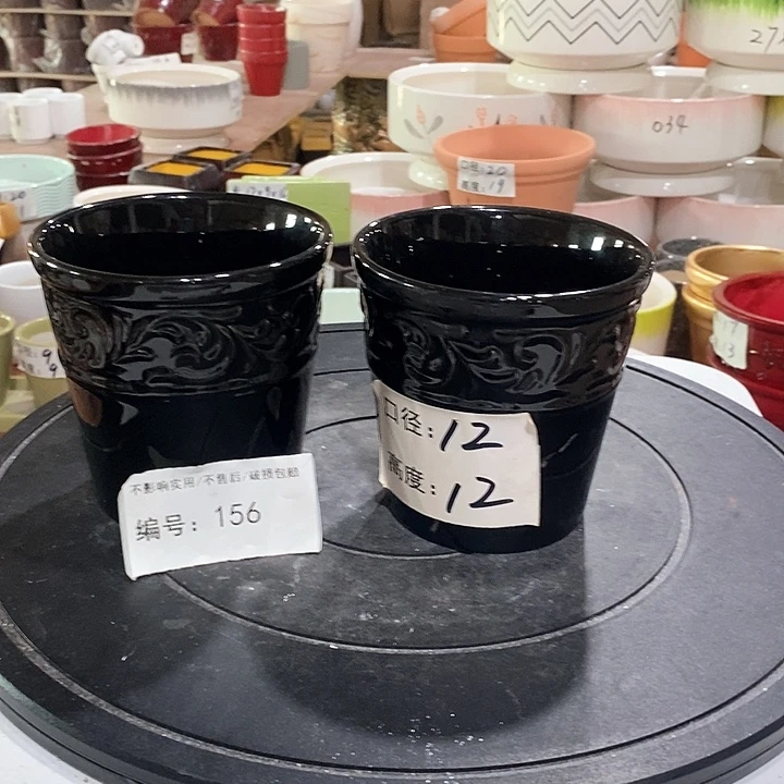 微瑕花盆-156-口12×12-2个