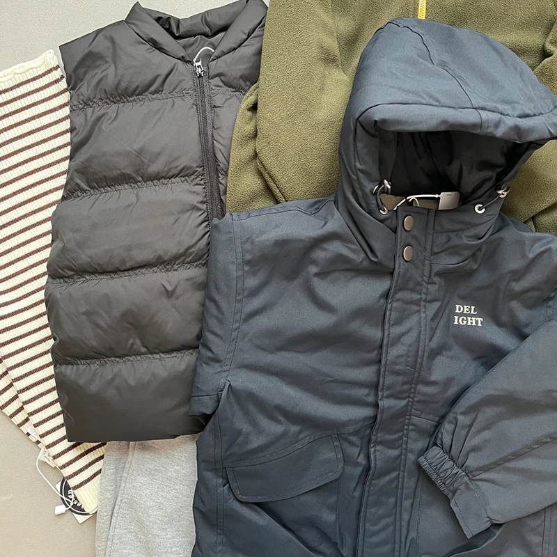 Q1123#RP-8916181855裤子（黑色+蓝色）品牌童装