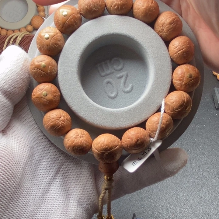 手串凤眼菩提龙眼铜钉款15.5mm