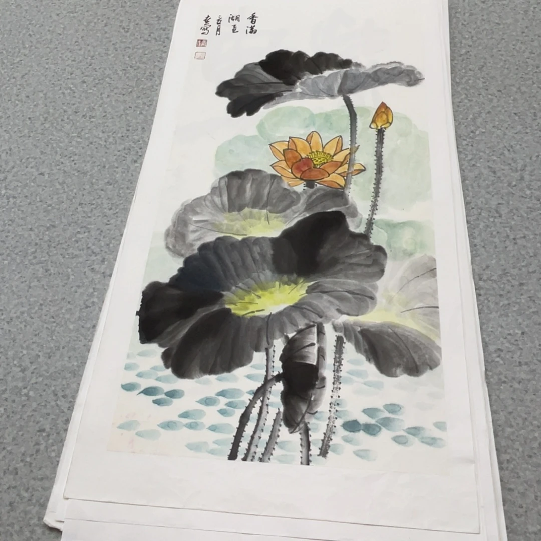 国画2平尺国画作品