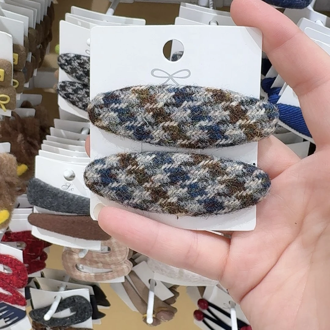 布艺非金属蓝色椭圆拜拜