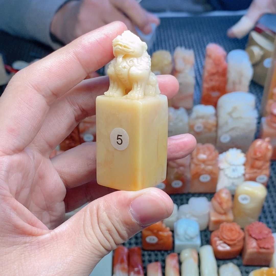 寿山石印石可****c手工篆刻